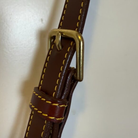 Vintage Dooney & Bourke DB Monogram Denim Hobo Shoulder bag - Picture 11 of 16